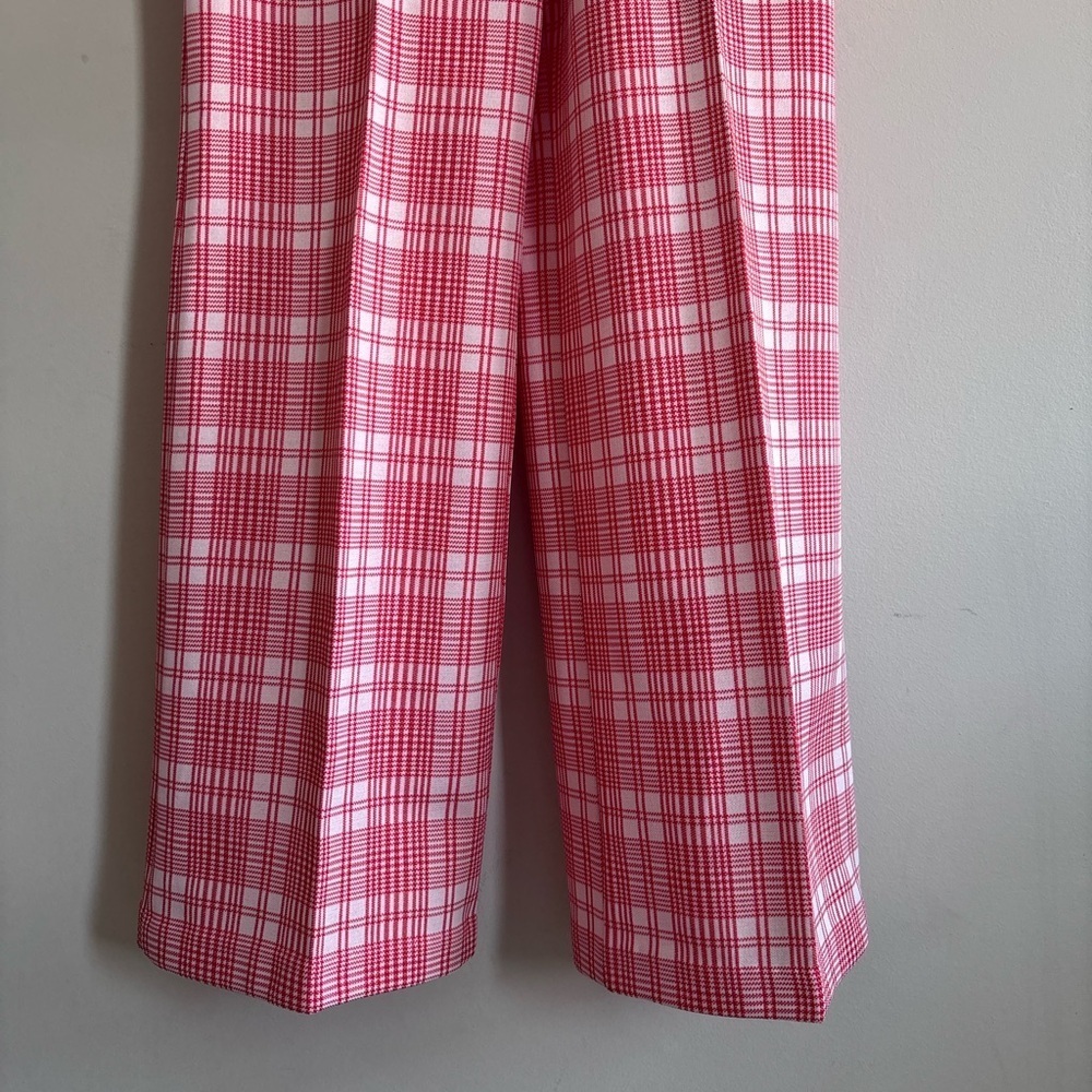 Vintage Sears Plaid Wide-Leg Pants - Picture 3 of 5